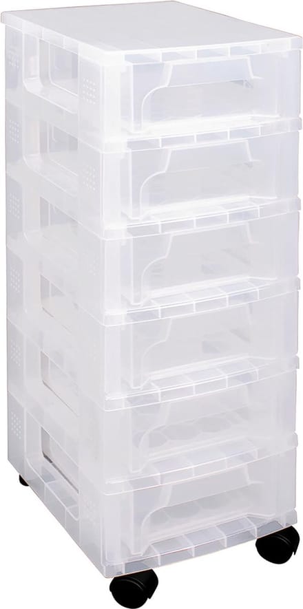 Really Useful Box ladenblok 6 x 3 | 5 l | transparant