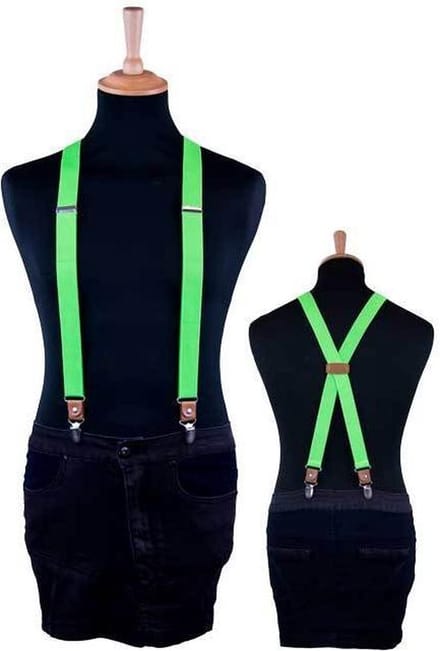 Bretels luxe neon groen