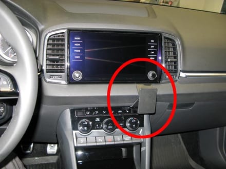 Brodit ProClip houder geschikt voor Skoda Karoq 2018 - Angled mount High