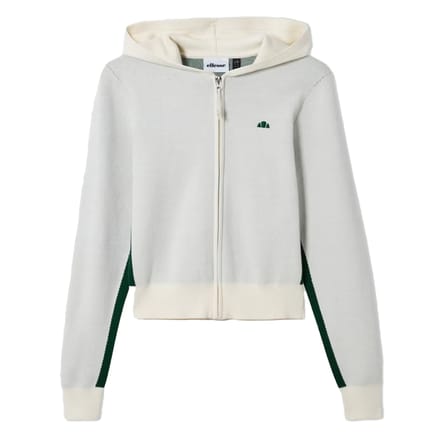 Ellesse Dames/Dames Laneisa gebreide Full Zip Hoodie (Gebroken wit)