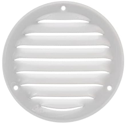 Rond Ventilatierooster Ø 100 mm met Insectenbescherming – Metaal en Weerbestendig