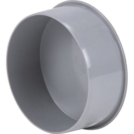 Wavin PVC afsluitkap 75mm, lijmkap