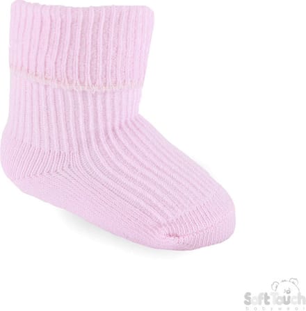 Soft Touch Babysokken 0-3 Mnd Roze Meisjes S03