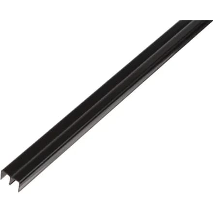 Alberts U-profiel - Pvc Zwart - 10x16x1mm 2m