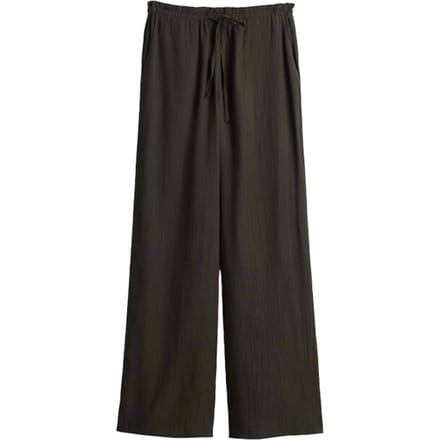 wide fit stoffen broek van viscosemix model 'Marou'