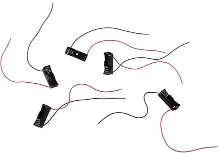 Batterij Houder - Clip Case - Energie Koppelen - 12V Configuratie - Compact Formaat - Zwart