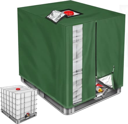 Waterdichte IBC tankafdekking - 1000 liter - Beschermhoes