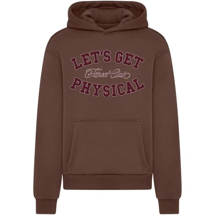 Mister Tee - Let's Get Physical Fluffy Hoodie/trui - M - Bruin