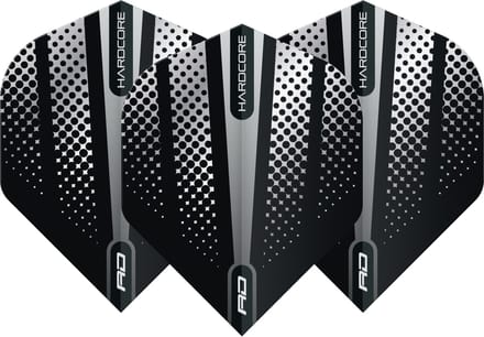 Red Dragon Hardcore Radical Black Flash - Dart Flights