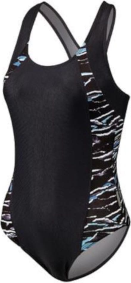 Beco Badpak Competition Dames Polyester Zwart/turquoise Maat 36