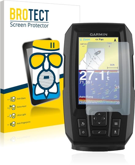 BROTECT - Screenprotector voor Garmin Striker Vivid 4cv - Folie Beschermfolie Beschermglas matte