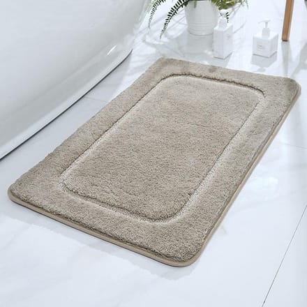 Badkamer Badkamerdeur Absorberende antislipmat Deur Slaapkamerdeurmat Tapijt 50X60cm-U type gray