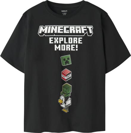 NAME IT - NKMJULIO MINECRAFT SS NREG TOP BOX BFU - Jongens - T-shirts