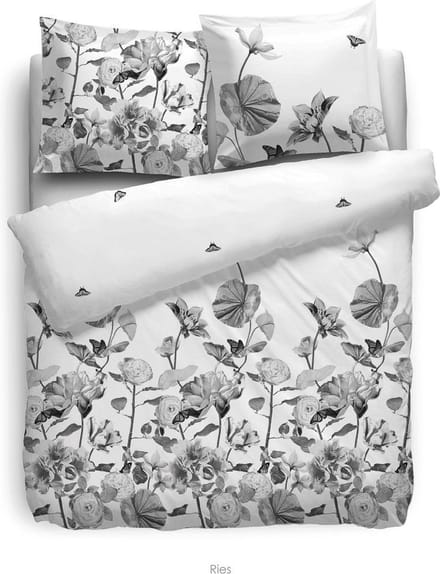 HnL Living Ries - Dekbedovertrek - Litsjumeaux - 260 x 200/220 cm - Wit