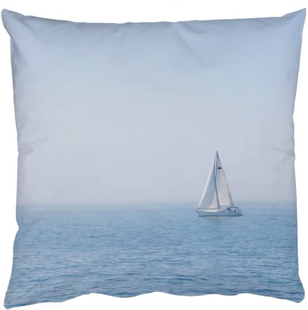 Sierkussens - Kussentjes Woonkamer - 50x50 cm - Horizon - Zeilboot - Zee