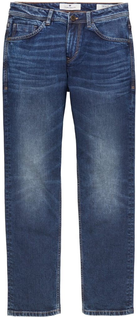 Tom Tailor - TTJOSH REGULAR SLIM-jeans - Maat 30/32 - mid stone wash denim
