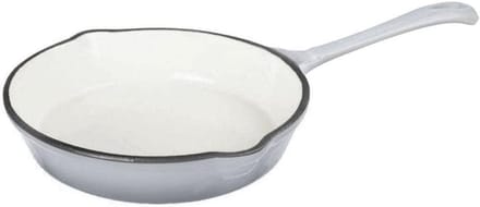 Emaillen Koekenpan 20cm - Gietijzeren Pan met Vaccum Coating