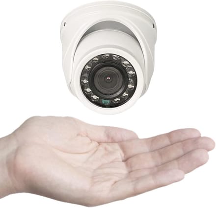 Full HD 1080p Dome CCTV-camera 2m voor Binnenbeveiliging - Mini-camera met Metalen Behuizing