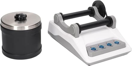 Steen Polijstmachine - Edelsteen Maker - Hobby Sieraden - Stille Werking - 25 cm - Grijs