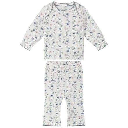 Prénatal baby pyjama poppy bloem Ivoor Wit 68 dames