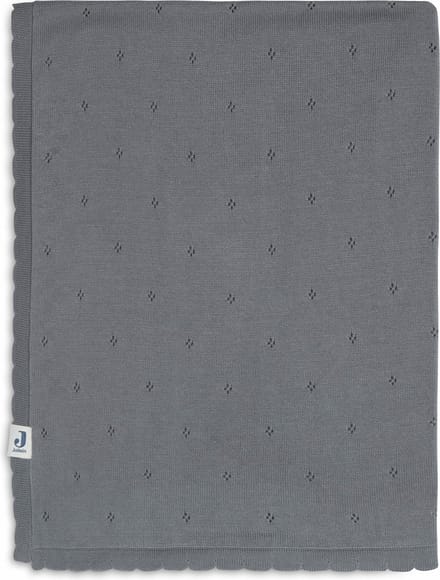 Jollein Baby Deken Wieg 75x100cm Pointelle - Storm Grey