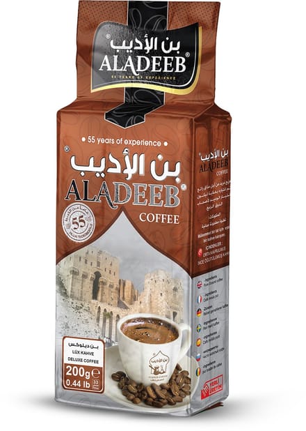 Aladeeb Premium - Turkse Koffie - Deluxe (Lüks Kahve) - Medium Geroosterd - 200 gr