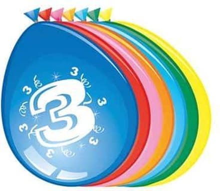Ballonnen 3 jaar
