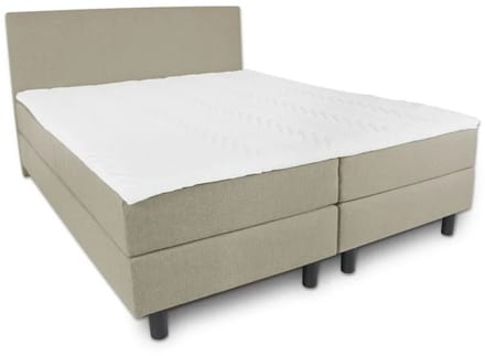 Boxspring Serenity -120x190 Compleet - Beige Glad - AVV Matrassen