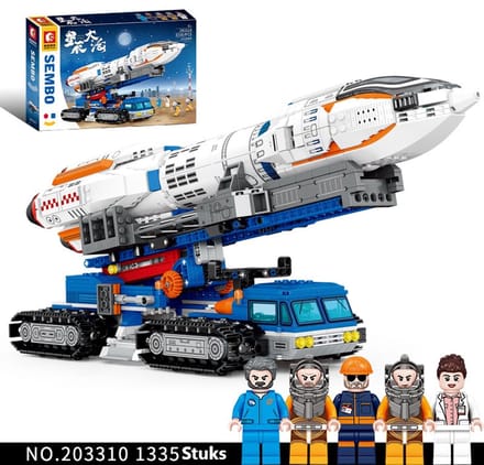 Sci-Fi-Space Shuttle/creatief bouwspeelgoed/cadeaus voor kinderen en volwassenen (1335 stuks)