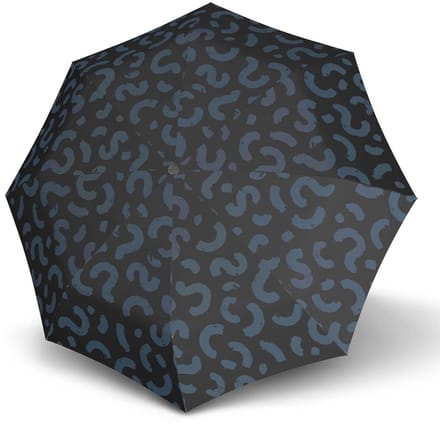 Knirps paraplu A.200 Medium Duomatic Cone Black zwart