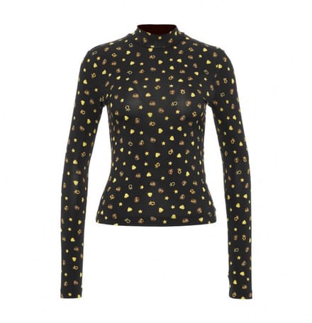 Chiara Ferragni • zwarte top met logo • maat M