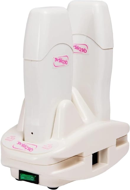 Dubbele Waxverwarmer - Harsverwarmer Duo - Professionele Ontharing - Anatomisch Gevormd - 42 kg - Wit