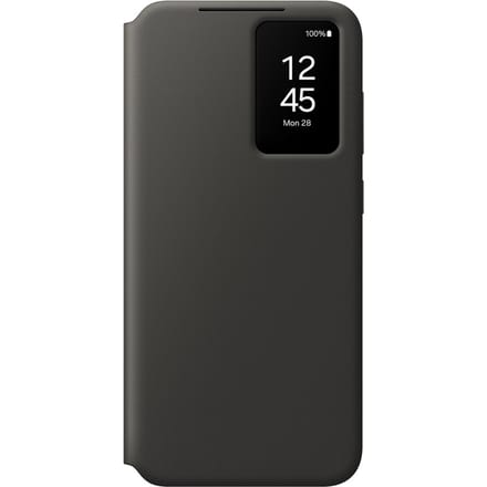 Coque et étui téléphone mobile Samsung Etui Smart View avec porte-carte pour Galaxy S24 FE - Noir