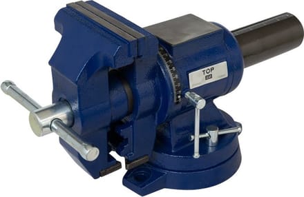 Bankschroef 125 mm draaibaar multifunctioneel - TOPGEAR