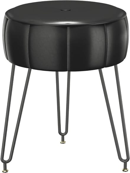 MKSS® Make up Stoel - Kaptafel Kruk - Visagie - Zwart