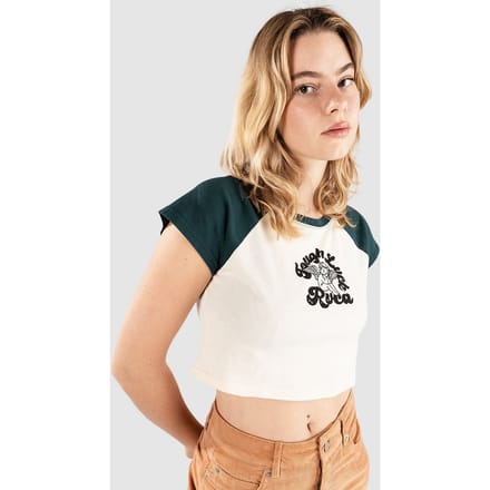 RVCA Raglan Half Baby T-Shirt groen