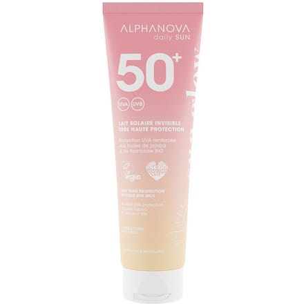 Alphanova LAIT SOLAIRE INVISIBLE TRÈS HAUTE BESCHERMING SPF 50+ 150 Melk