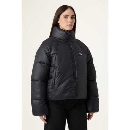 FILA Monterosa Loose Puffer Jacket Black Maat: S | Winterjassen Outlet | Dames | Zwart