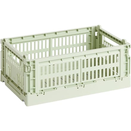 HAY Colour Crate mand S gerecycled - mint