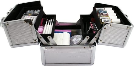 SUNONE LELANI Make Up Koffer Zilver