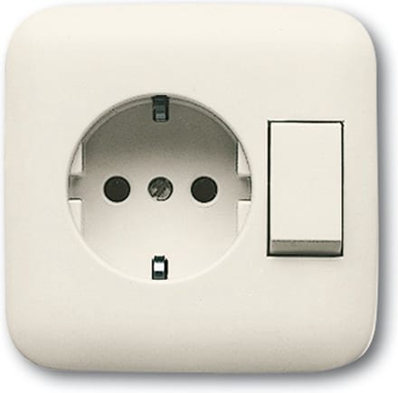 4310/6 EUJ-212-500 - CEE 7/3 - 2P+E - Beige - CE - 250 V - 16 A
