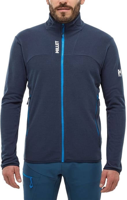 Millet Ubic Lightgrid Fleece Met Volledige Rits Blauw M Man