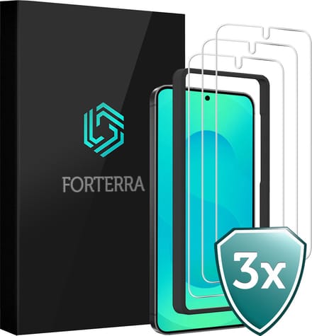 Screenprotector 3 Stuks - Geschikt voor Samsung Galaxy S25 Plus - Met Installatie Frame - Beschermglas - Gehard Glas - Tempered Glass - Screen Protector