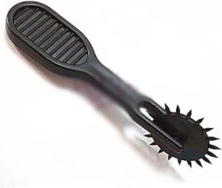 Bondage plastic Play - Pinwheel met 1 wieltje