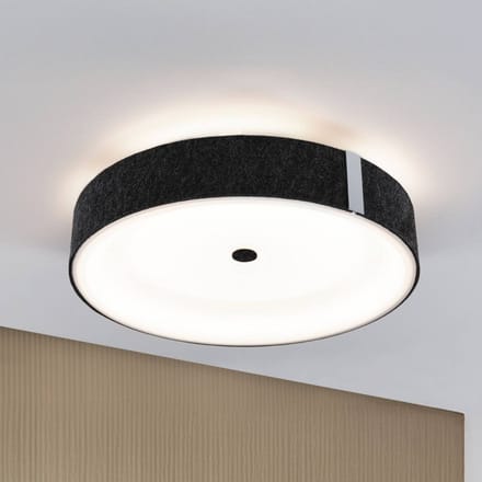 LED-plafondlamp Smart Home Zigbee 3.0 Malika Tunable White 2500lm 230V 26W dimbaar Antraciet