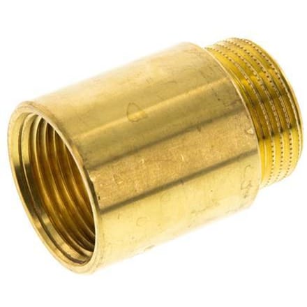 G 1'' F/M Messing Verlengstuk DIN 3523 - 40 mm - FL2S-FM-B-100G-40L