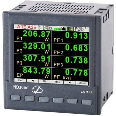 Lumel ND30IoT 1121MSM0 Digitaal DIN-railmeetapparaat
