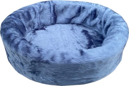 NapZZZ Bontmand Staal Blauw 85x73x22 cm