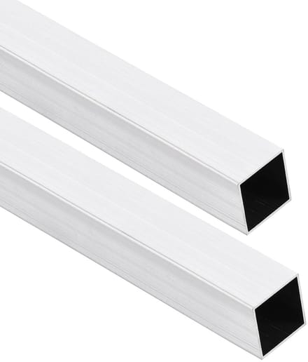 2 Stuks 30mm x 30mm x 1.2mm Aluminium Vierkante Buizen van 200mm Lengte voor Machinebouw, Frameconstructie en DIY Projecten