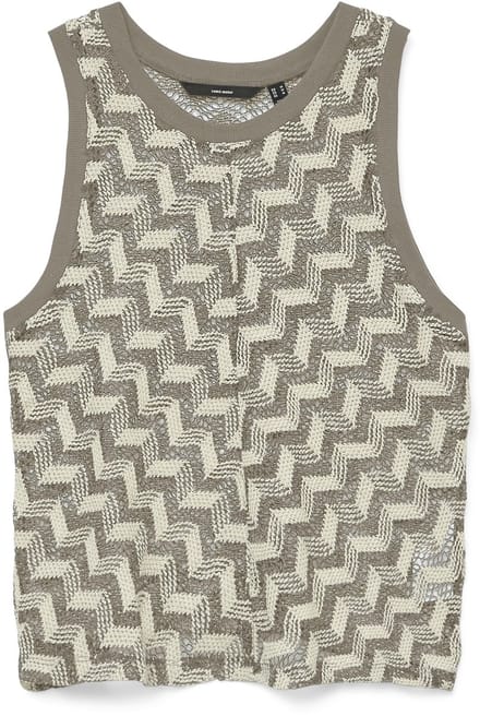 VERO MODA - VMTIKKA SL CROCHET TOP JRS GA - Dames - Blouses